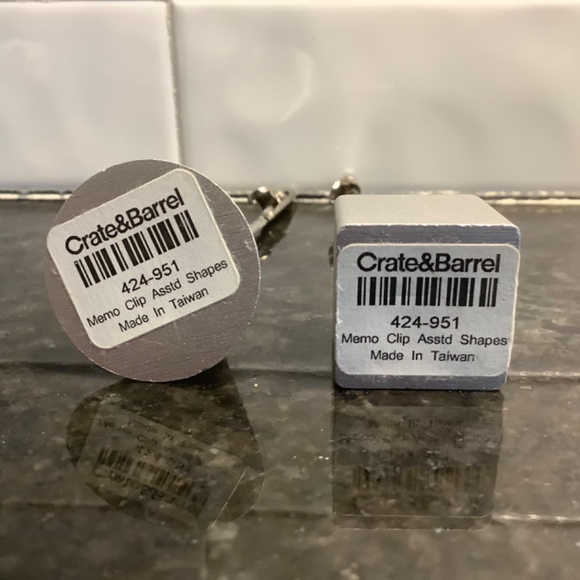 Silver Photo Place Card Memo Clips Set of 2 - Picture 4 of 5